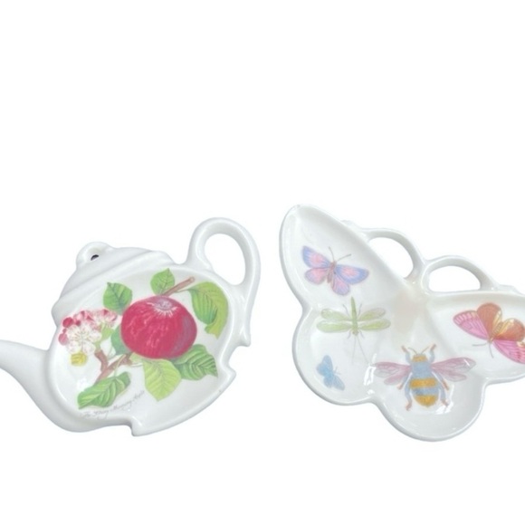 Portmeirion BOTANIC
GARDEN BUTTERFLIES & APPLE TEA
POT Spoon Rest/Holder - Picture 10 of 16